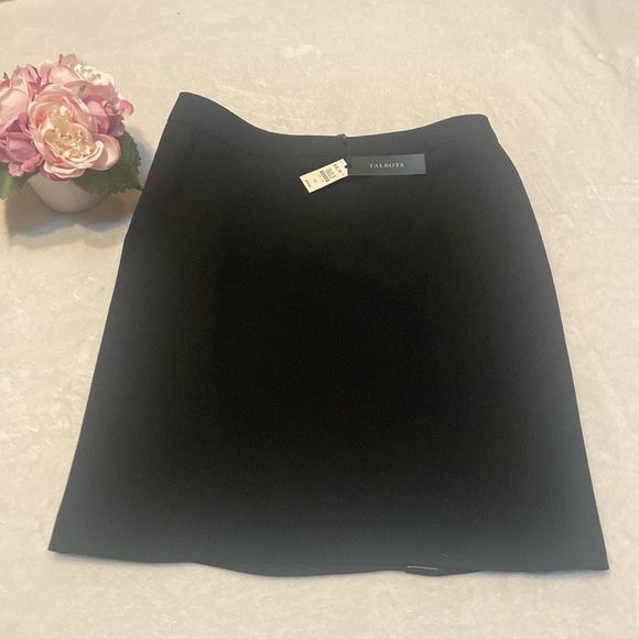 Talbots Dresses & Skirts - TALBOTS PETITES Size 12 Petite NWT Black Skirt Fully Lined